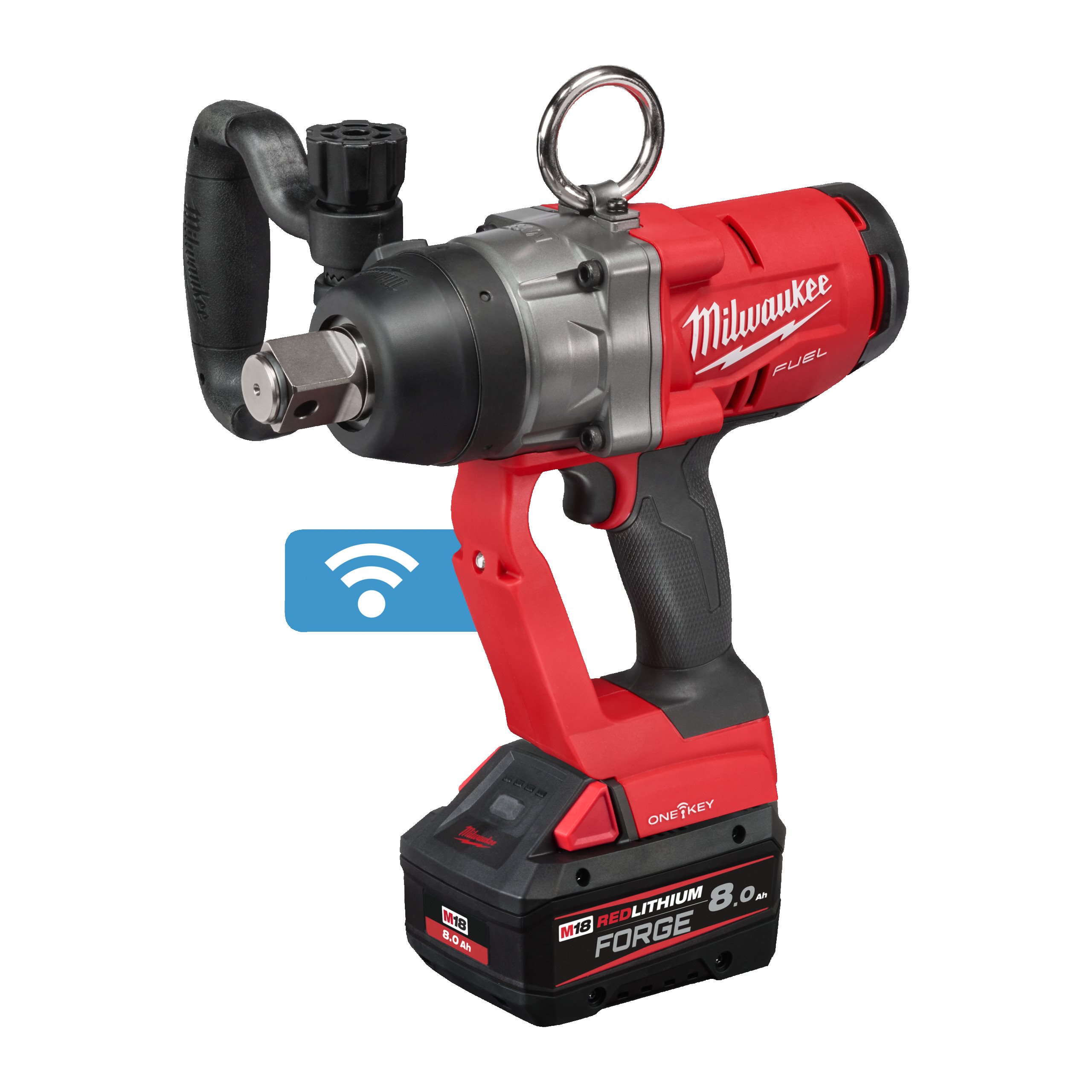 Milwaukee M18 FUEL ONE-KEY™ Cheie de impact 1″ – cuplu ridicat 2033 Nm, profesională heavy-duty - imagine 9