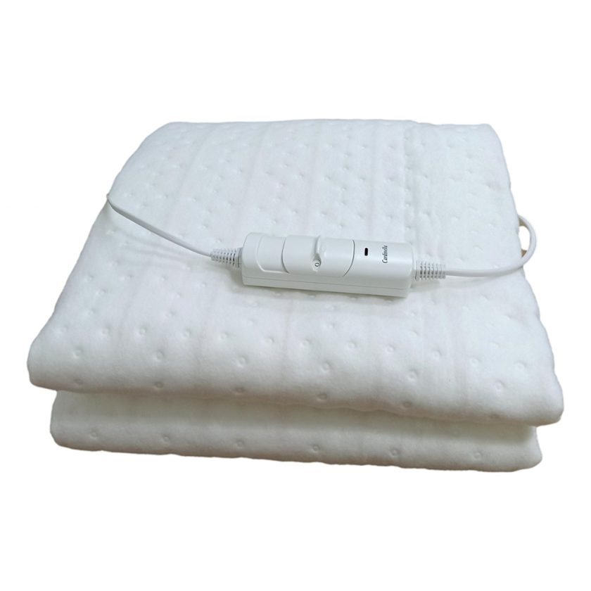 Pătură Electrică Cardinella SLIM NEW 75×150 cm – 2 Trepte Temperatură, Încălzire Pat, Alb